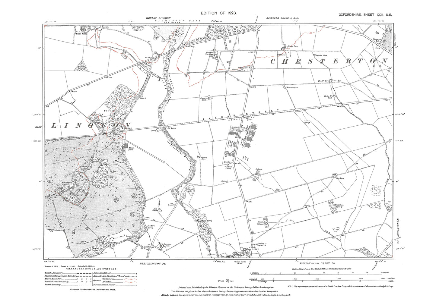 RAF Weston-on-the-Green, Oxfordshire in 1923: 22SE