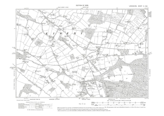 Knowsley - Lancashire in 1909 : 100SW