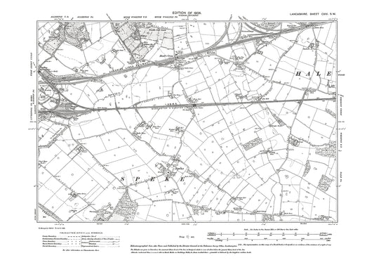 Garstone (east), Speke - Lancashire in 1908 : 114SW