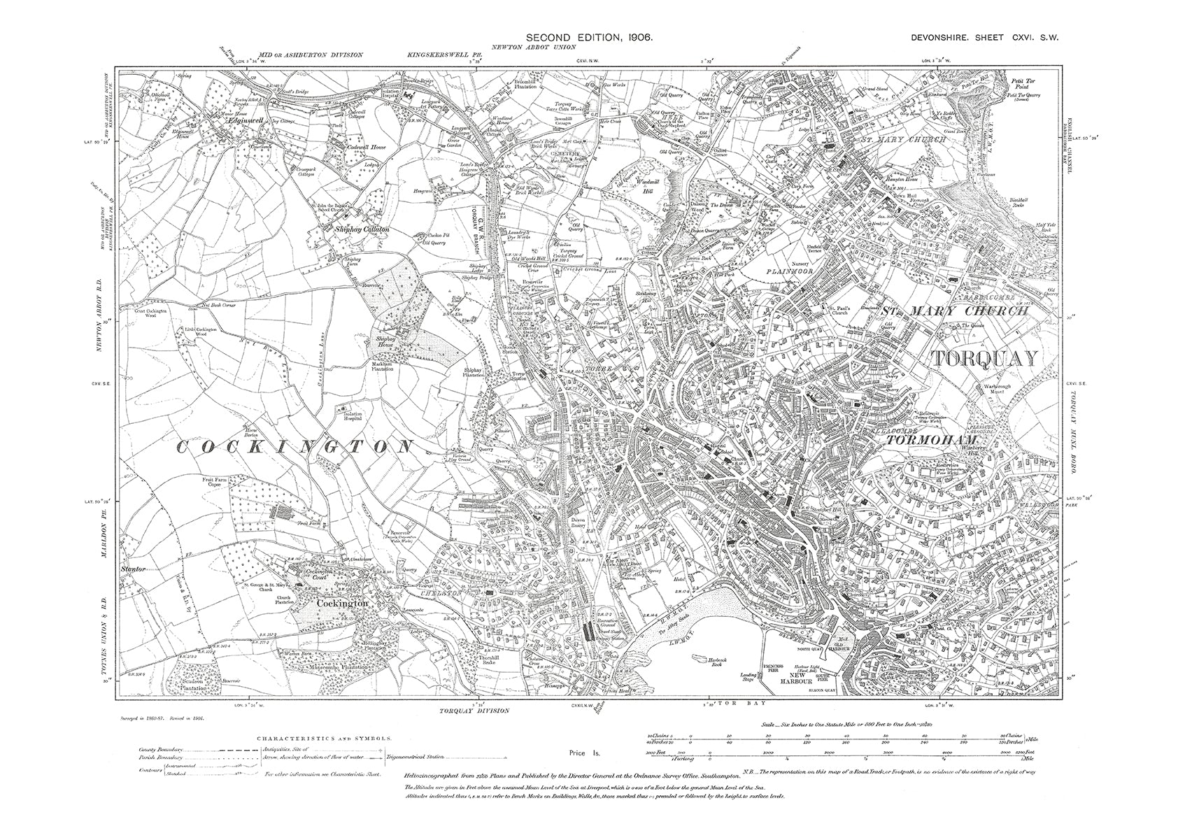 Tockington Map Cockington United Kingdom Map _ Cockington Vector Village Map Digital ...