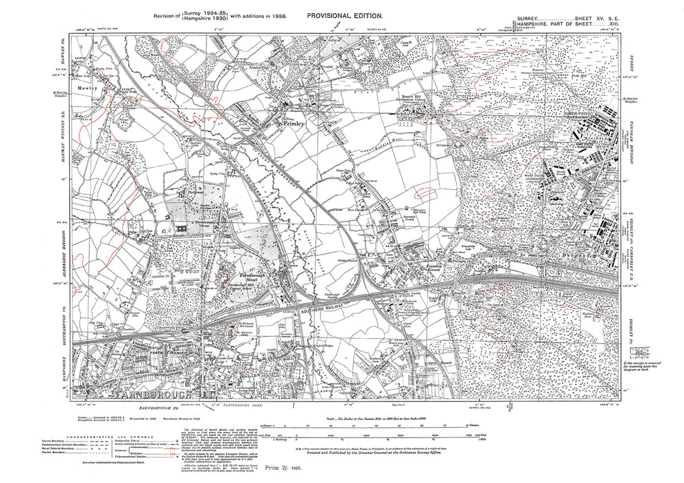 Duffield Frith Map Frimley (west), Deepcut Barracks (west), North & West Frith Barracks o ...