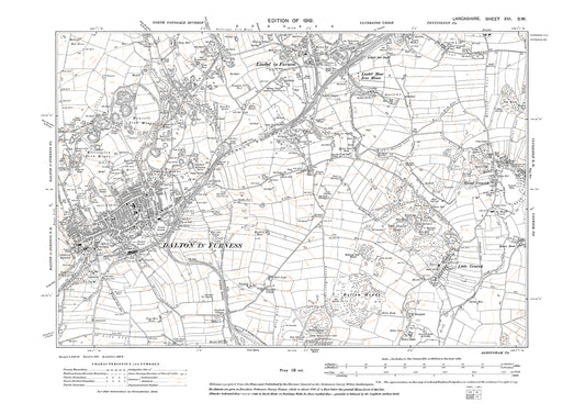 Dalton in Furness, Lindal in Furness - Lancashire in 1919 : 16SW
