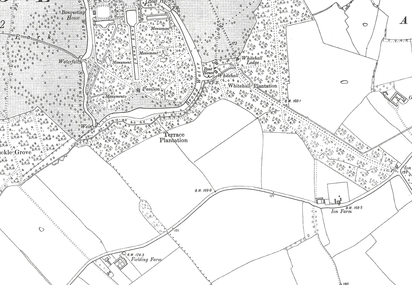 A 1901 map showing Silsoe and Gravenhurst in Bedfordshire - A Digital Download 0f OS 1:10560 scale map, Beds 26NW