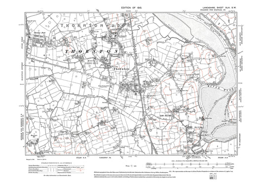 Thornton - Lancashire in 1913 : 43SW