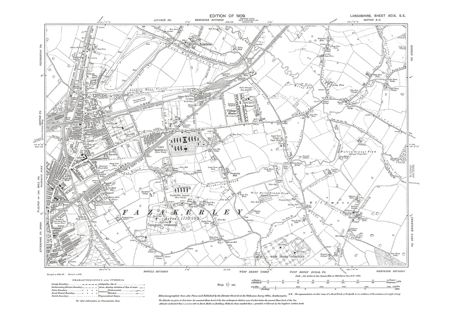 Aintree, Fazakerley - Lancashire in 1909 : 99SE
