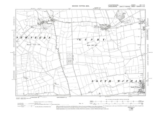 Sewstern - Leicestershire in 1904 : 21NE