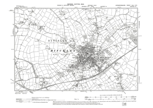Hinckley - Leicestershire in 1904 : 42NE