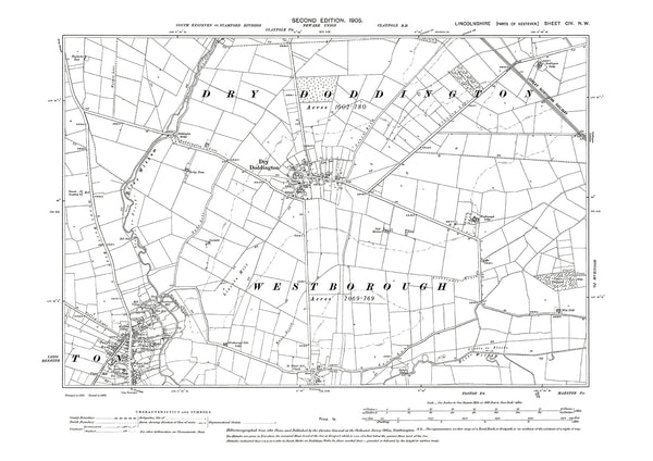 Dry Doddington, Long Bennington (north), Westborough (north), Lincolns ...