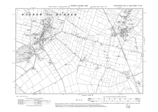 Barrow upon Humber, Goxhill, Lincolnshire in 1908 : 7SE