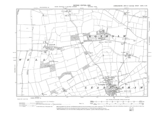 Cranwell, Leasingham, Lincolnshire in 1906 : 97SW