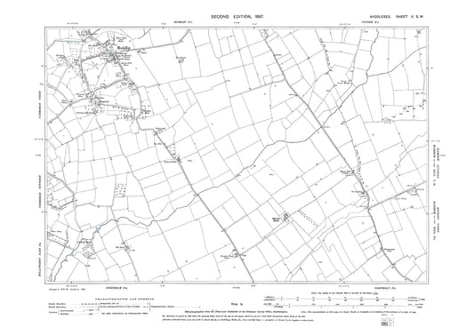 Ruislip, Middlesex in 1897 : 10SW