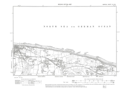 Sheringham, Runton, Norfolk in 1907: 11NW