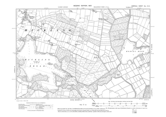 Hickling Green, Norfolk in 1907: 41SE