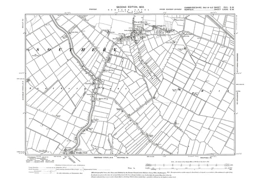 Southery, Norfolk in 1903: 81SW