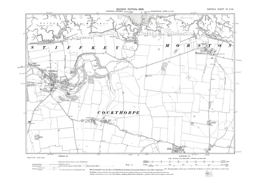 Stiffkey, Morston, Langham, Norfolk in 1906: 9NW