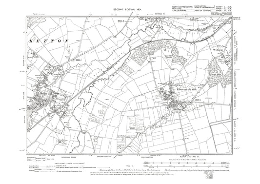 Easton on the Hill, Northamptonshire in 1901: 1SE