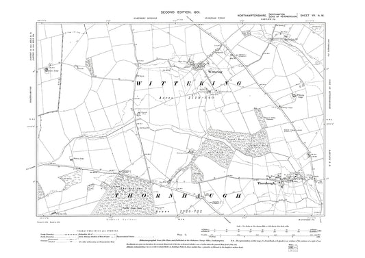 Thornhaugh, Wittering, Northamptonshire in 1901: 7NW