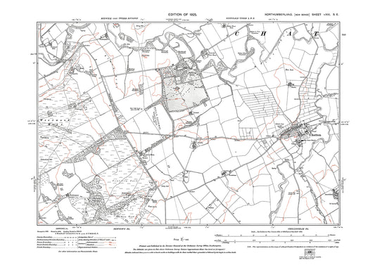 Chatton, Northumberland in 1925: 16SE