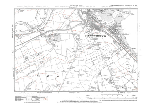 Berwick upon Tweed, Tweedmouth, Northumberland in 1925: 4NW