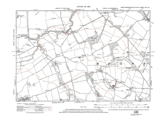 Lowick, West Kyloe, Northumberland in 1925: 7SE