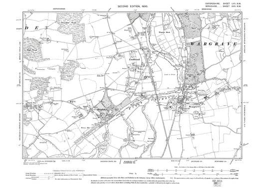 Shiplake, Lashbrook, Oxfordshire in 1900: 57NW