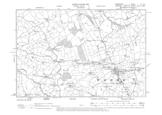 Woore, Shropshire in 1902: 3SE