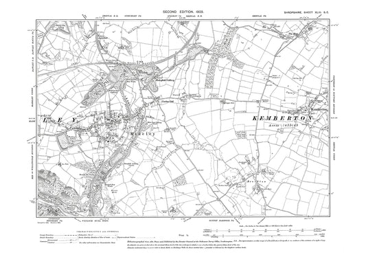 Madley, Kemberton, Halesfield Colliery, Shropshire in 1903: 43SE