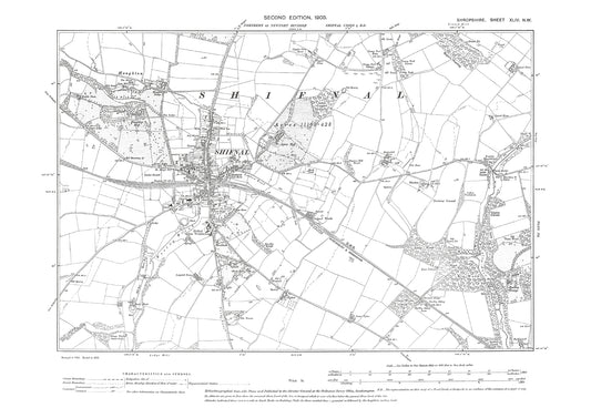 Shifnal, Shropshire in 1903: 44NW