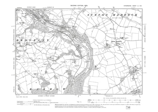 Coalport China Works, Sutton Maddock, Shropshire in 1903: 51NE