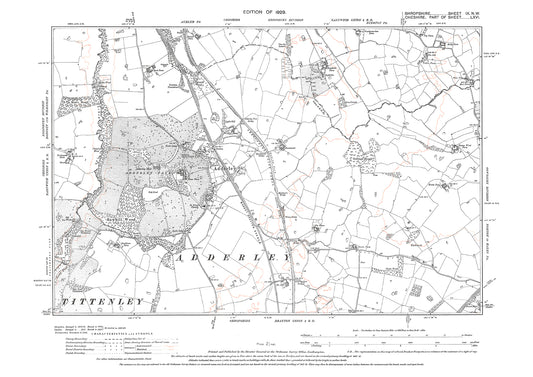 Adderley, Shropshire in 1929: 9NW