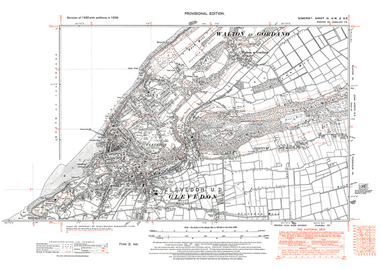 Clevedon, Walton in Gordano, old map Somerset 1938: 4NW-NE