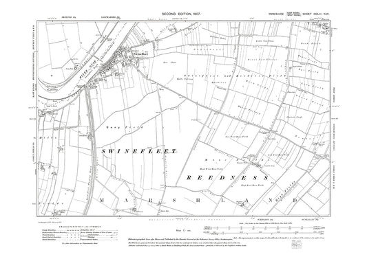 Swinefleet, old map Yorkshire 1907: 253NW