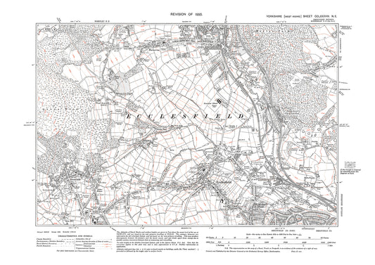 Sheffield Shiregreen, Ecclesfield, Chapeltown (south), old map Yorkshire 1938: 288NE