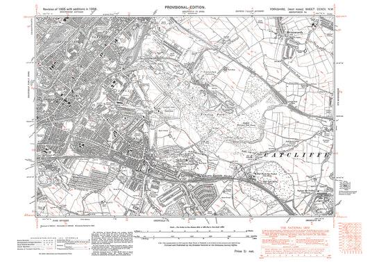 Sheffield Darnall, Tinsley, Attercliffe, old map Yorkshire 1938: 295NW