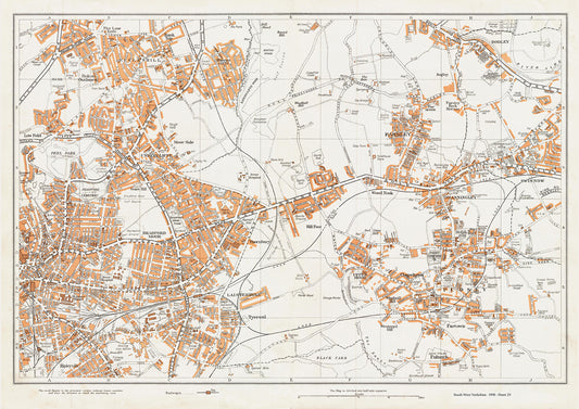 Yorkshire in 1938 Series - Bradford (northeast) area - YK-23