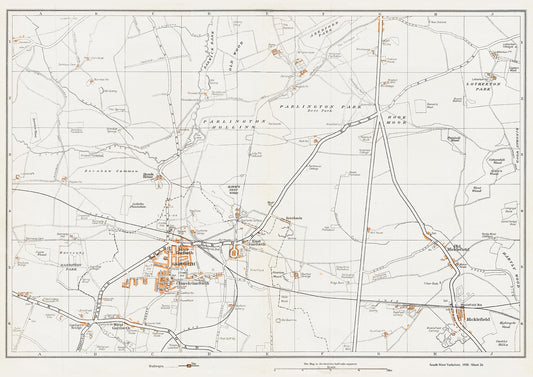 Yorkshire in 1938 Series - Garforth and Micklefield area - YK-26