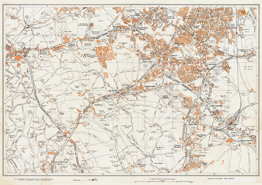 Yorkshire in 1938 Series - Bradford (southwest) area - YK-29