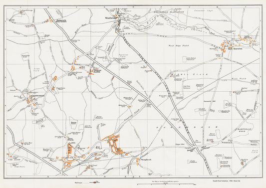 Yorkshire in 1938 Series - Badsworth, Kirk Smeaton, Thorpe Audlin, Little Smeaton and Upton area - YK-56