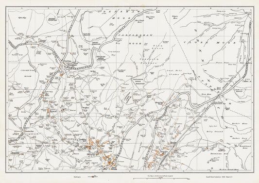 Yorkshire in 1938 Series - Delph, Diggle and Denshaw area - YK-57