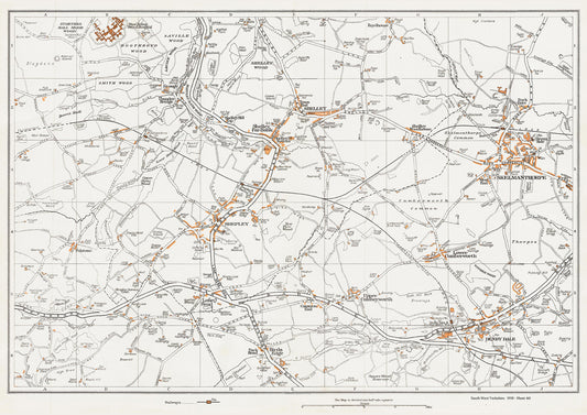 Yorkshire in 1938 Series - Skelmanthorpe, Shepley, Shelley and Denby Dale area - YK-60