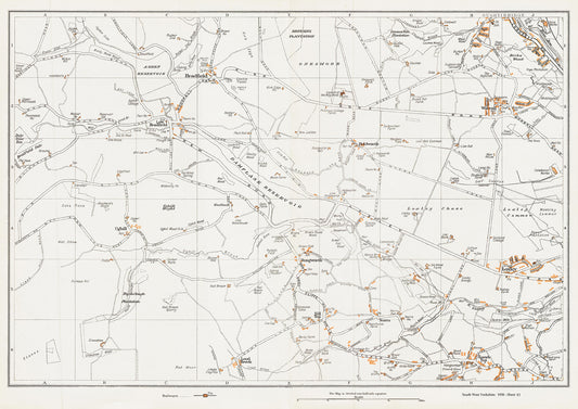 Yorkshire in 1938 Series - Bradfield, Loxley, Outibridge (south), Worrall, Holdworth and Dungworth area - YK-83