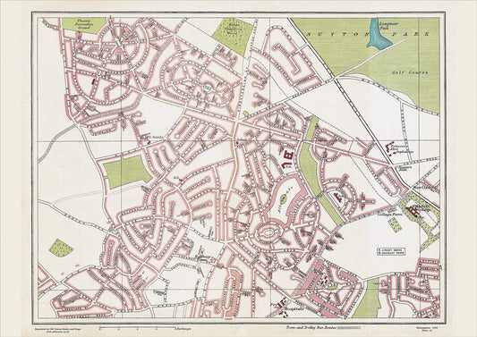 Birmingham in 1939 Series - Kingstanding Road area (Bir1939-01)