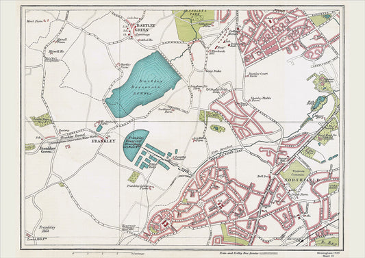 Birmingham in 1939 Series - Frankley, Bartley Green, Northfield area (Bir1939-19)