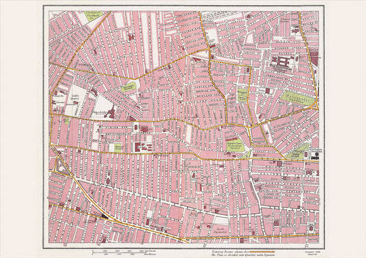 Liverpool in 1928 Series - showing Netherfield Road area (Liv1928-08)