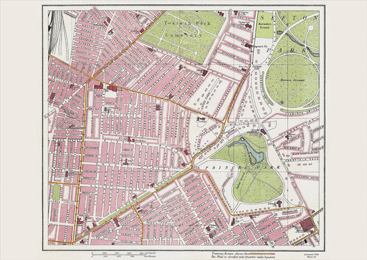 Liverpool in 1928 Series - showing Princes Park area (Liv1928-10)