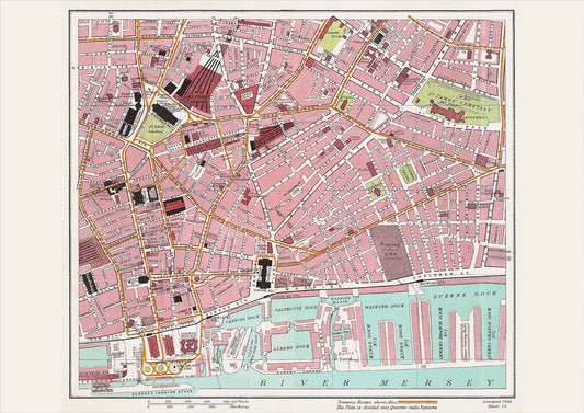 Liverpool in 1928 Series - showing Central Station area (Liv1928-14)