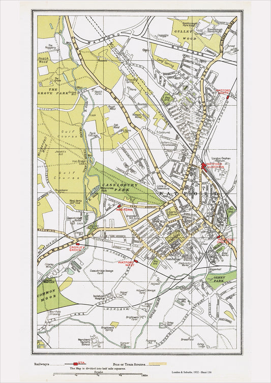 London in 1932 Series - Watford area (Lon1932-136)