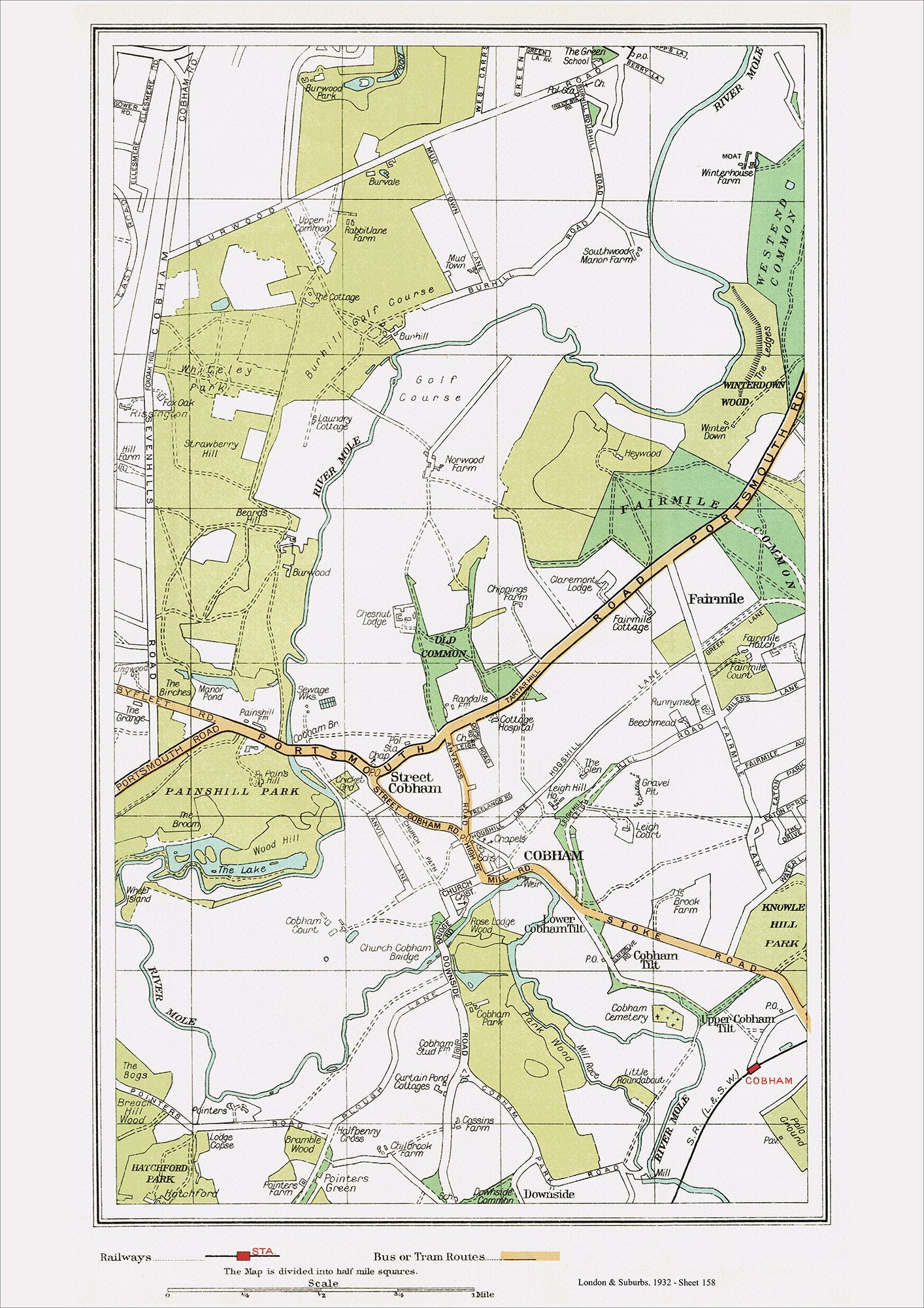 London in 1932 Series - Cobham area (Lon1932-158)