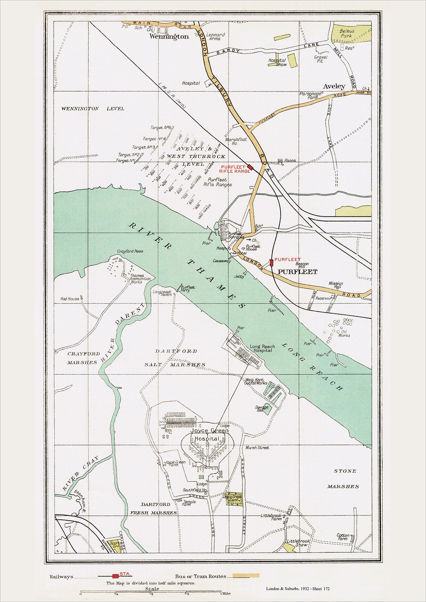 London in 1932 Series - Purfleet area (Lon1932-172)